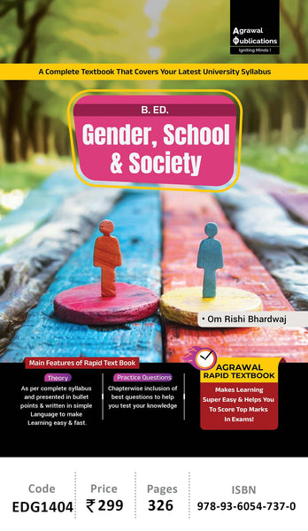 Gender School & Society Bihar B.Ed & Jharkhand B.Ed Universities Year 1 Paper 6