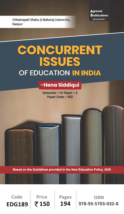 Concurrent Issues of Education in India | Chhatrapati Sahu Ji Maharaj University, Kanpur , Universities