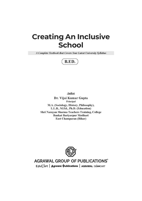 Creating An Inclusive School | All Bihar B.Ed & Jharkhand B.Ed Universities Year 2 Paper 10