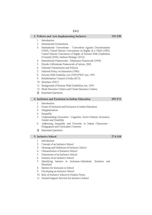 Creating An Inclusive School | All Bihar B.Ed & Jharkhand B.Ed Universities Year 2 Paper 10