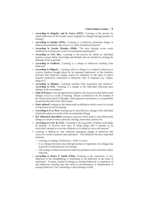 Learning & Teaching | All Bihar B.Ed & Jharkhand B.Ed Universities Year 1 Paper 3